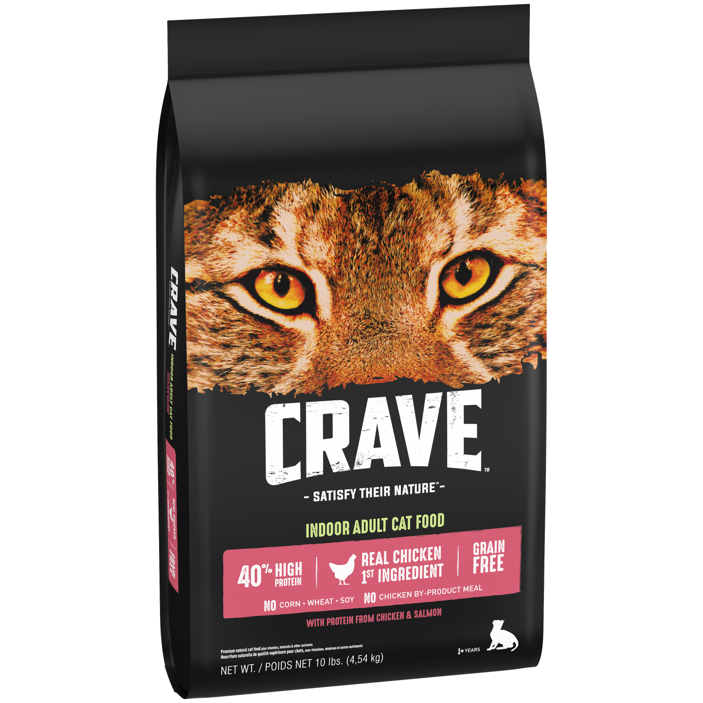 CRAVE™ Grain Free Indoor Adult Dry Cat Food with Protein from Chicken & Salmon